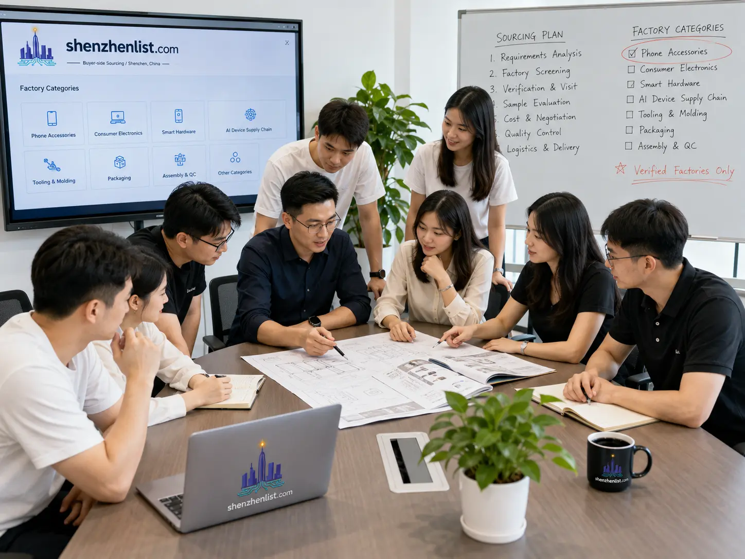 ShenzhenList sourcing visual for Nobody can buy their way onto our list