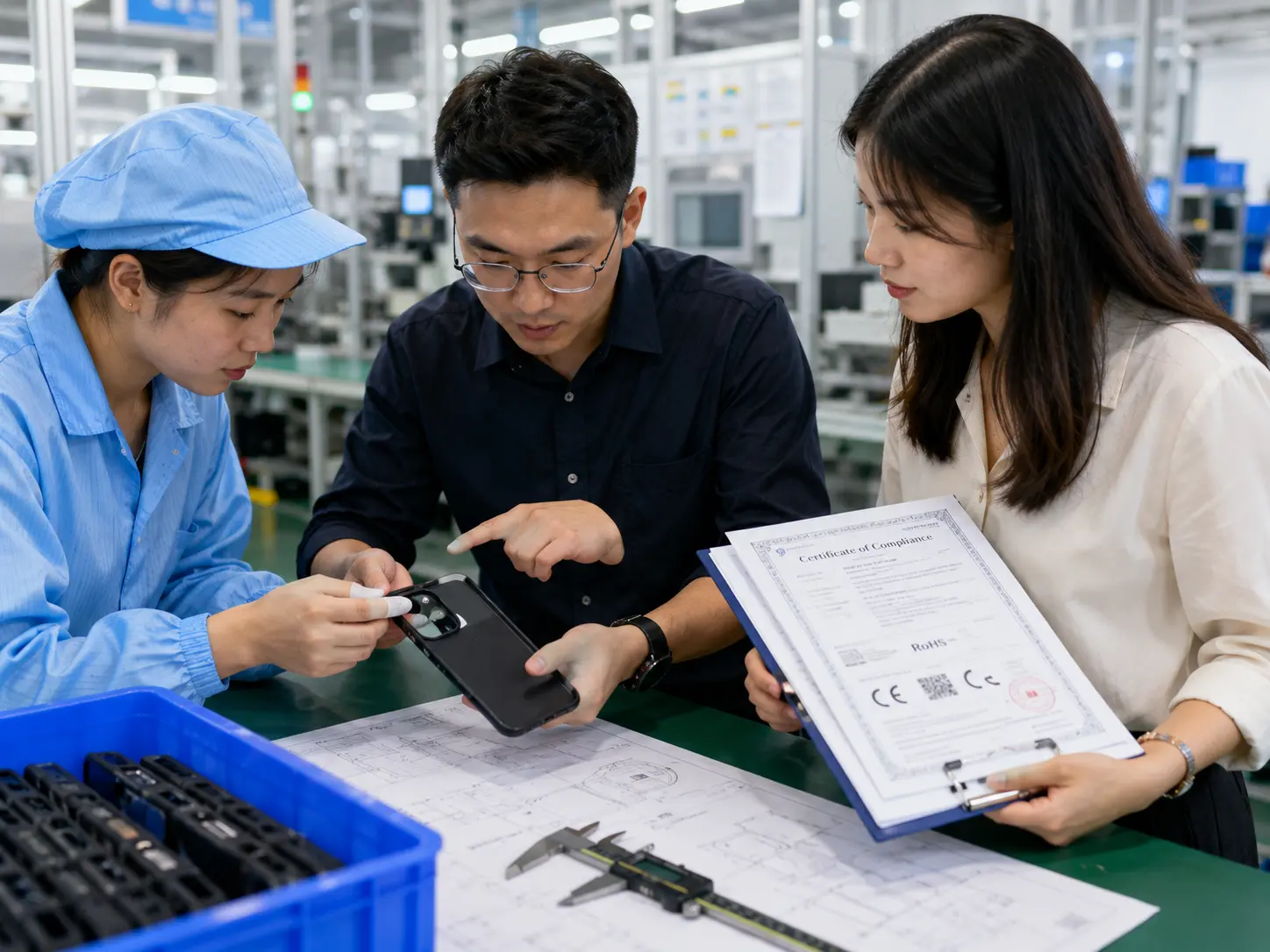 ShenzhenList sourcing visual for We go and look. In person. This quarter.